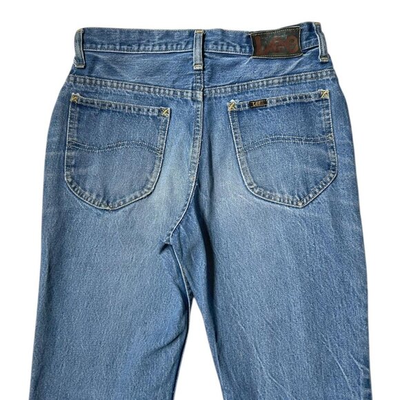 70s vintage Lee Riders bootcut jeans faded distressed Lightning zipper boho. - Picture 4 of 7